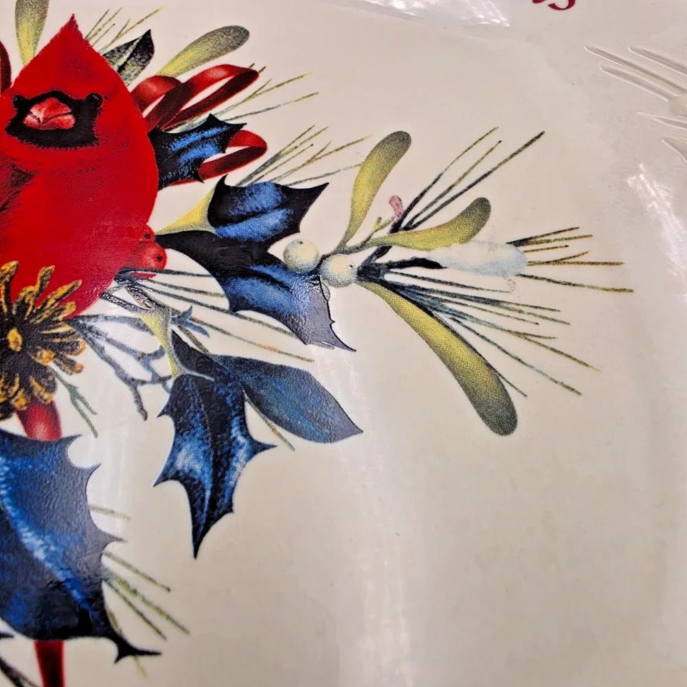 Lenox Winter Greetings Cardinal Serving Platter 14